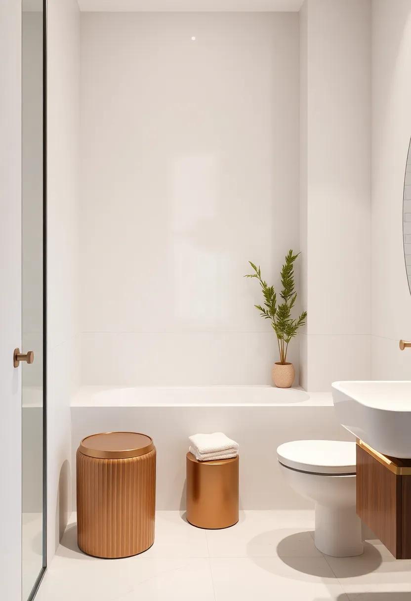 Stylish Waste⁣ Bins That Enhance ⁣the ⁣Overall ⁢Bathroom Aesthetic