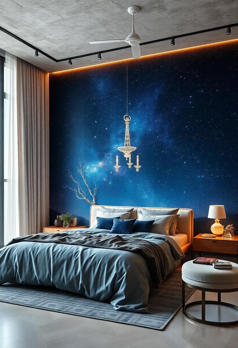 Dreamy Starry Night Scenes: Capture a sense of wonder with celestial-themed wallpapers that inspire dreams and a feeling of night-time luxury