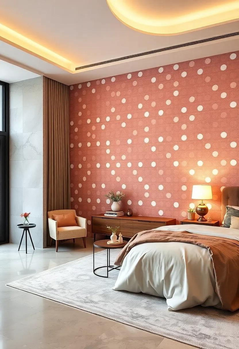 Playful Polka Dots: Add a touch of whimsy with sophisticated polka dot patterns that charm the eye while maintaining an elegant atmosphere