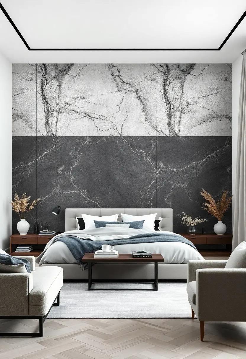 Subtle Monochrome Patterns: Opt for sophisticated monochrome designs that add depth and elegance without overwhelming your decor