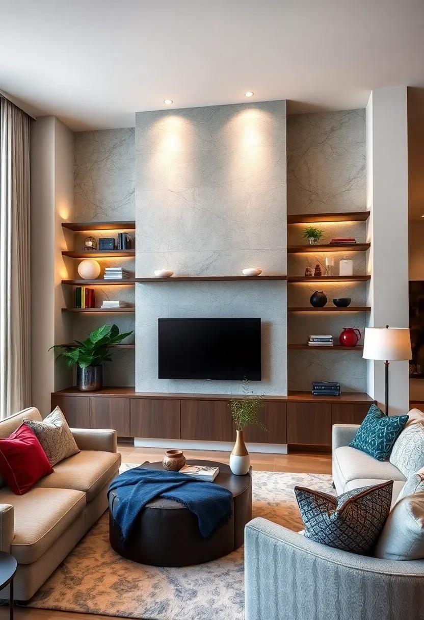 Statement ⁢Sconces: Pair your shelves with‌ stylish wall sconces to create layered​ lighting‌ and an​ elevated⁢ aesthetic ​that enhances ambiance