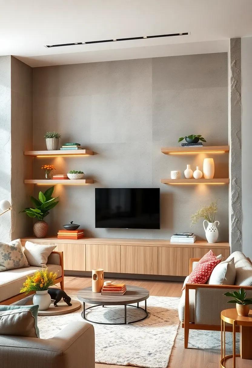 Buoyant⁢ Beauty:‍ Light-colored wood shelves evoke‍ a⁤ sense of⁤ buoyancy and calm, making them perfect for ⁣beach-inspired or rustic decor themes