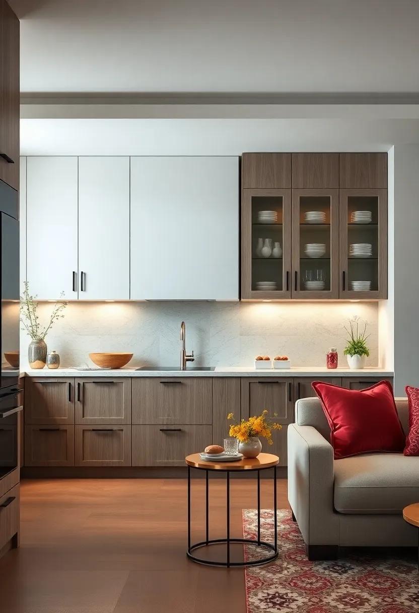 Elegant⁤ Glass-Front Cabinets: Showcase​ your fine china or glassware behind glass⁤ panel doors, adding a touch of sophistication‍ and⁣ visual interest