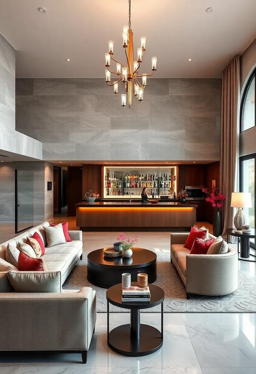 Add Statement Lighting with Chandeliers or Pendant Lamps