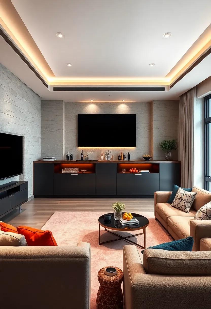 add a Projection Screen for Movie Nights in Luxurious Style