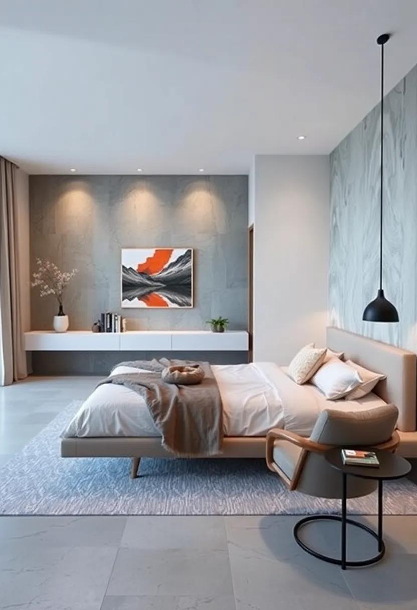 Aesthetic Workflow: Integrate a floating workspace that seamlessly blends into your bedroom, enhancing productivity without compromising style