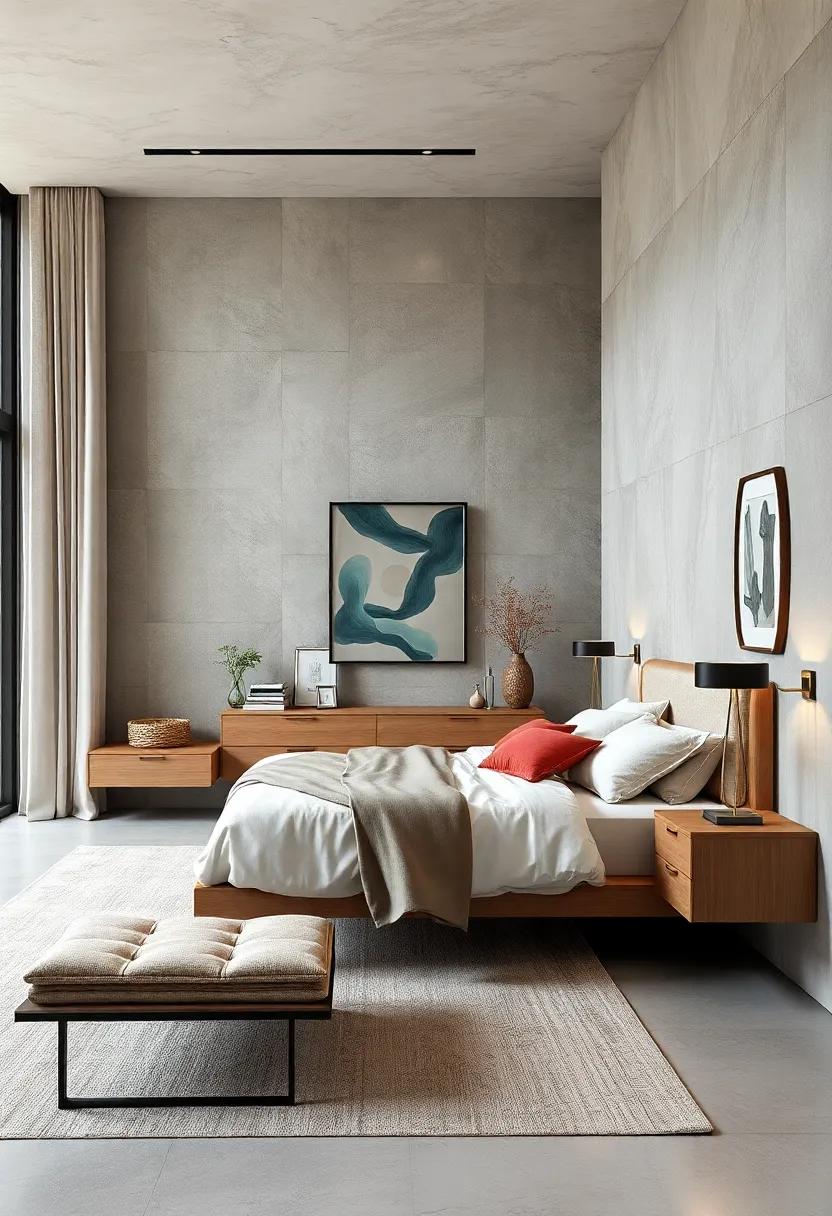 Floating dressers: Discover the beauty of floating dressers that free up floor space while adding a contemporary feel to your master suite