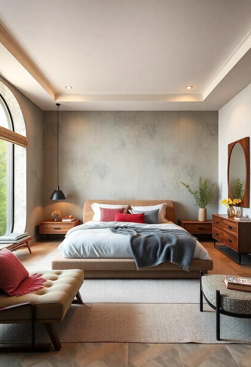 Vintage Finds: Incorporate vintage-style floating furniture pieces to add character and charm, making your bedroom uniquely yours