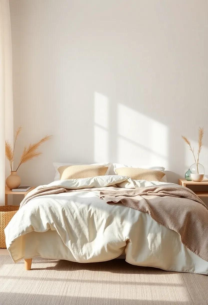 Embrace organic textiles: Choose bedding and curtains made‌ from organic cotton, linen, or hemp to create a​ calming, eco-friendly atmosphere