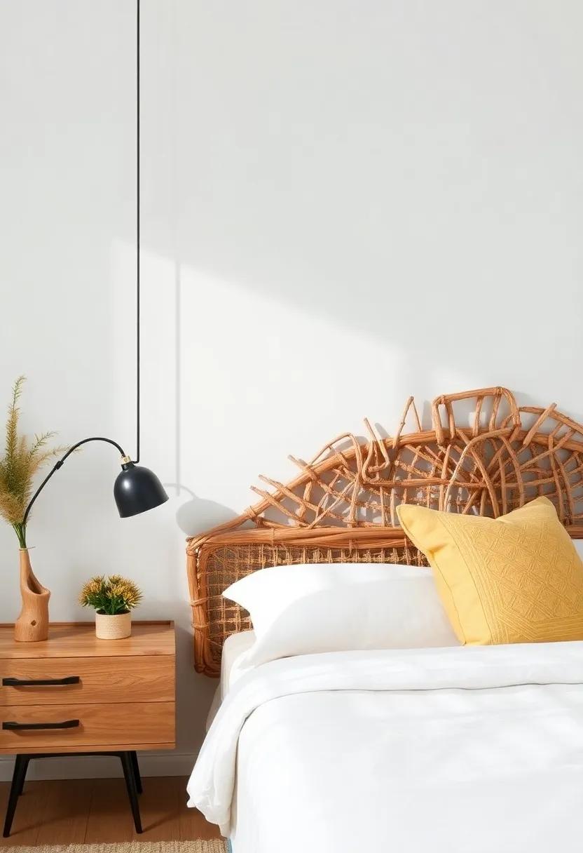 Feature ‌a nature-inspired headboard:‍ Look for headboards made from woven ⁢branches, driftwood, or solid wood to anchor your bed in​ a natural​ theme