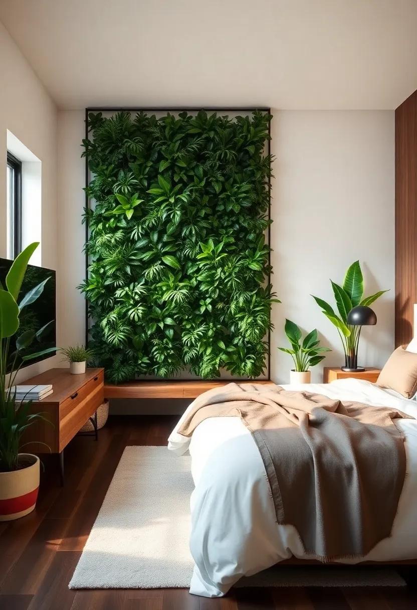 Implement a green wall: Add life by installing vertical gardens with a mix of low-maintenance plants⁢ that‌ purify the ⁢air and invigorate the ‍space