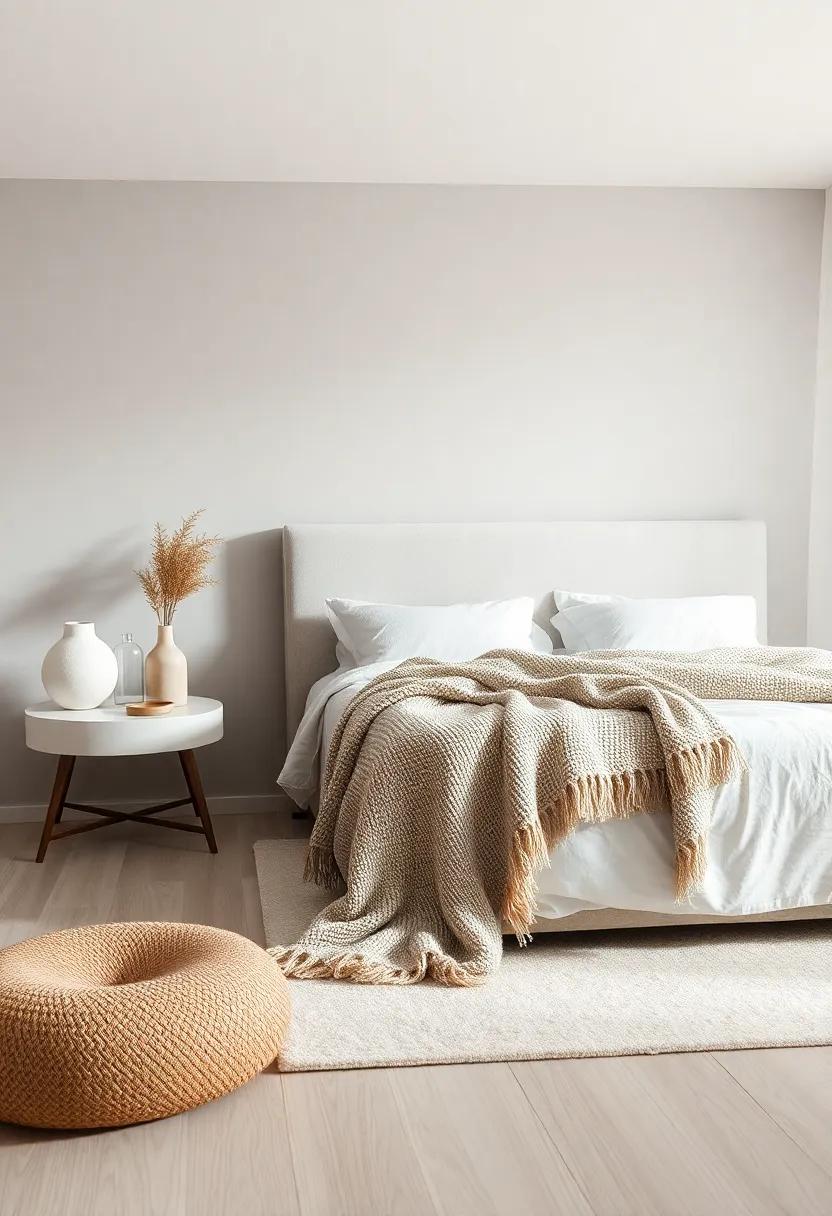 Use a wool⁤ or cotton throw:⁢ Add a cozy ‌throw made from sustainable materials for extra comfort during chilly nights