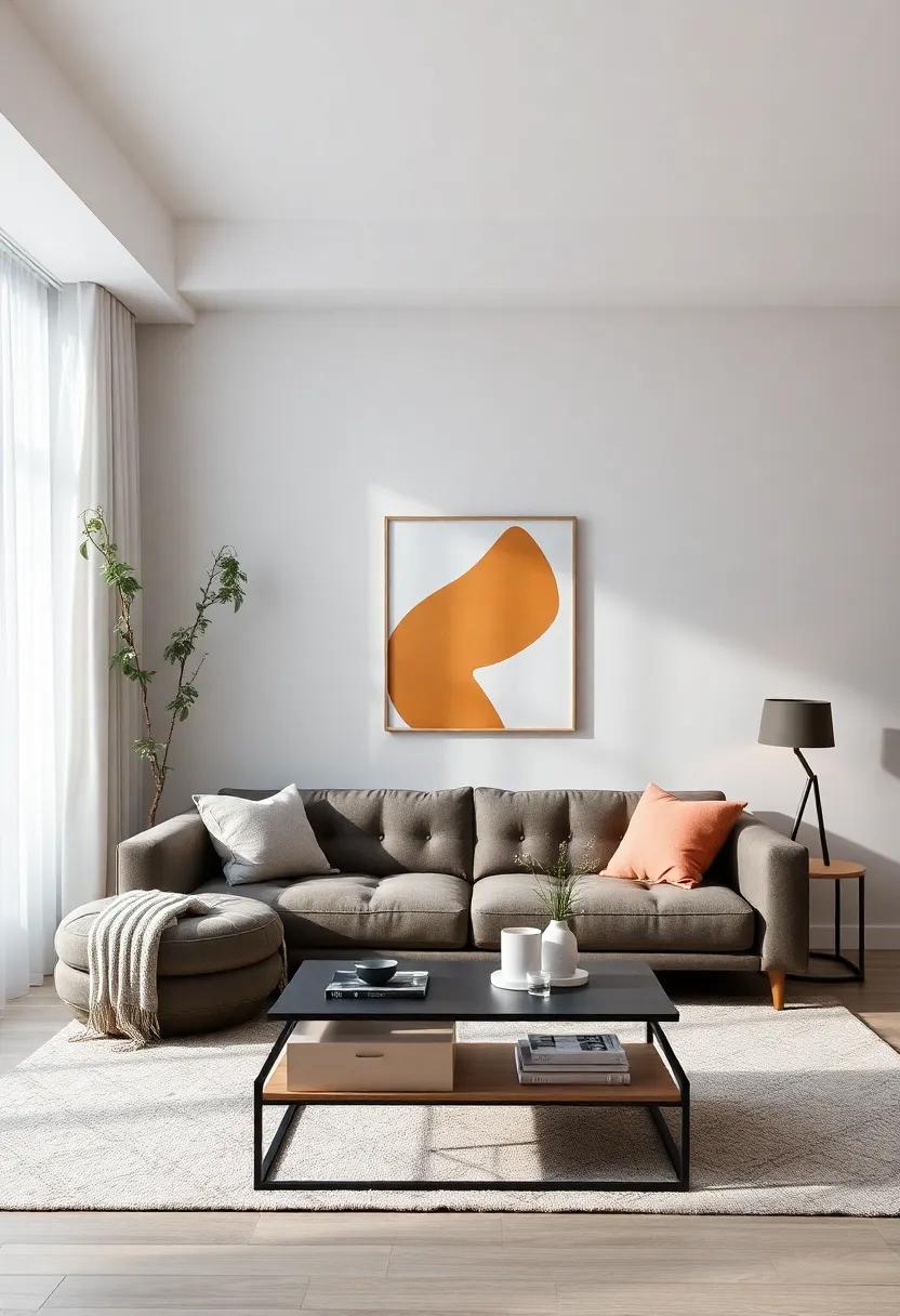 Daring to Decide on Bold Accents in a muted Space