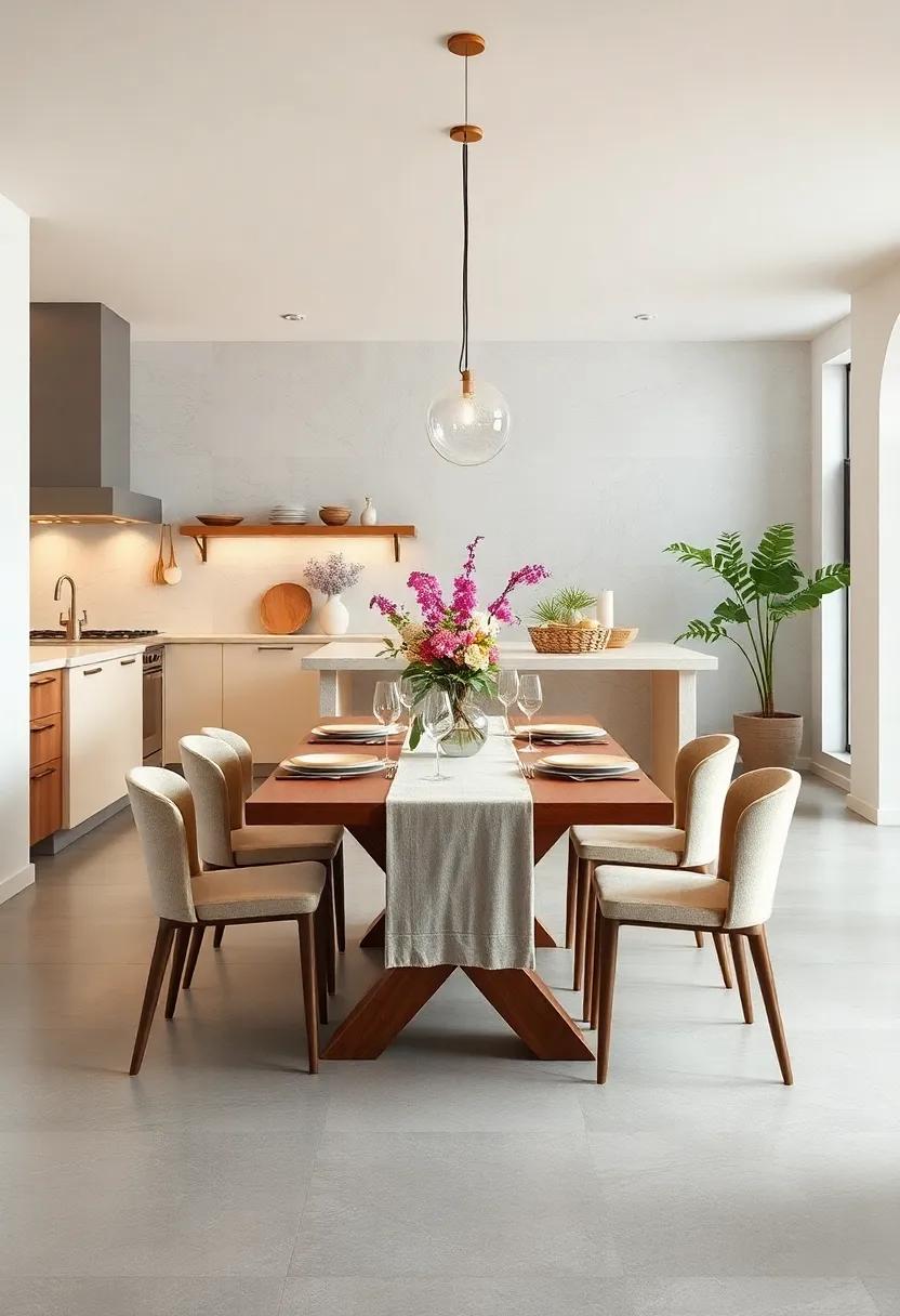 Minimalist Tablescapes: Set your dining table with a⁢ few ⁢elegant‌ pieces—a⁣ simple runner, fresh flowers, or ⁢chic utensils