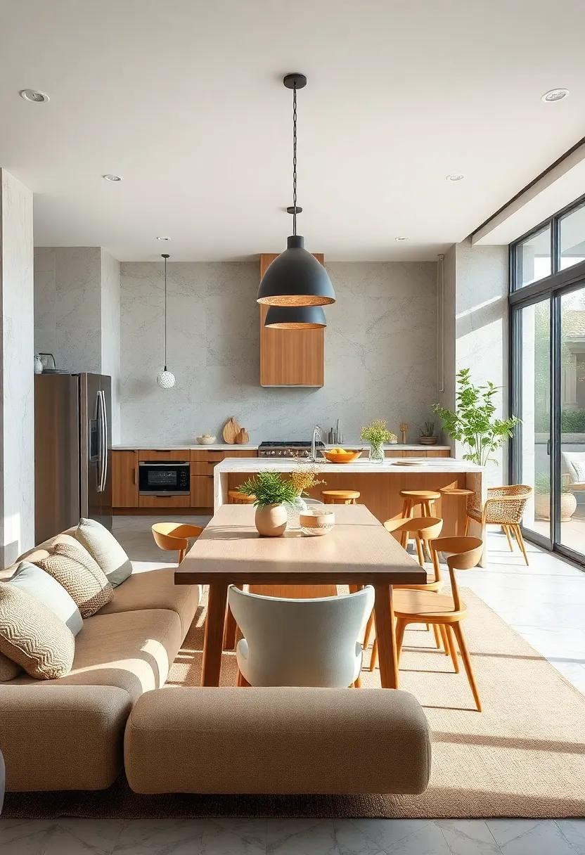 Simple ‍Textures: Incorporate natural​ materials‍ like ⁢wood,⁢ stone, or ‍concrete for warmth without cluttering the⁢ aesthetic