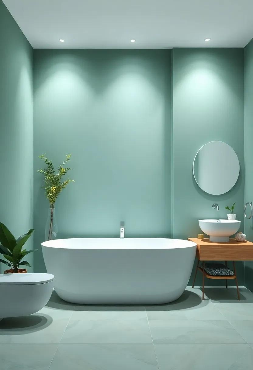 Serene Oasis: Embracing Soft Greens and Natural⁣ Wood Elements for Tranquil spaces