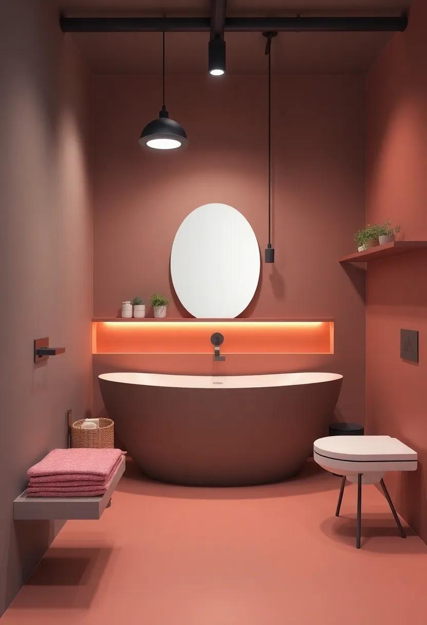 Urban Edge: Industrial Colors and Textures in Modern Bathroom Design