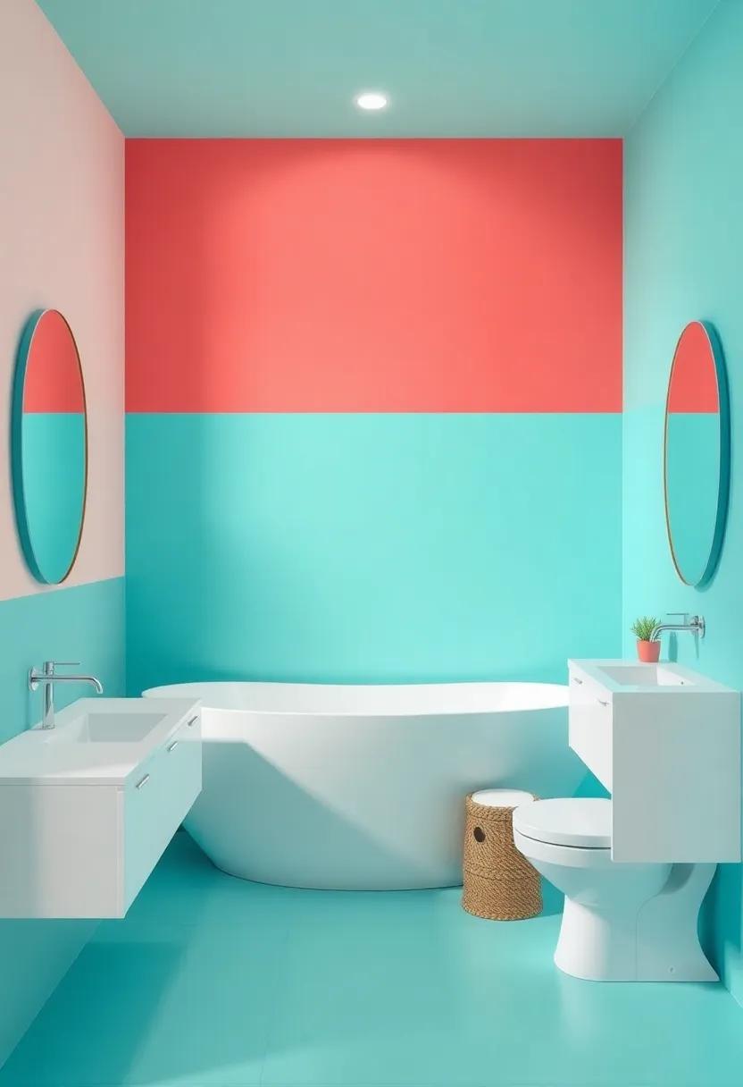 Vibrant ​Accents: Adding ⁢Pops of⁤ Coral and Turquoise to Energize Your Retreat