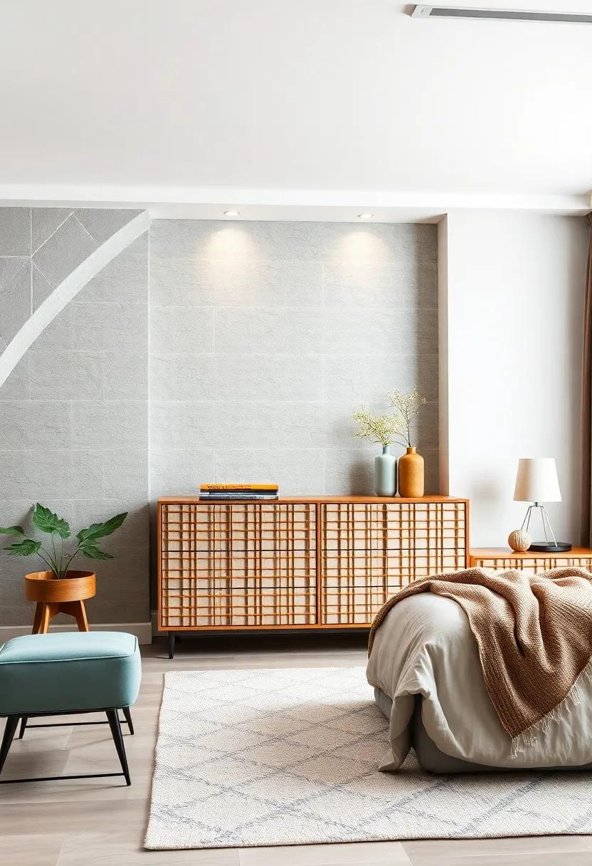 Choose ‍a dresser with⁢ a ⁣grid-like pattern on its front panels, ​merging beauty and practicality in your⁣ storage solutions