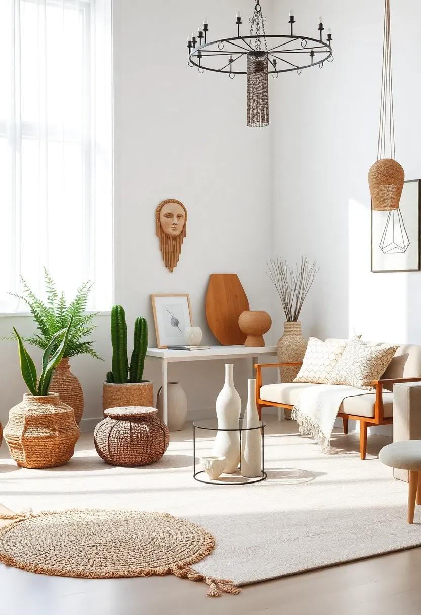 Showcase Unique Sculptures and Artifacts for Visual Interest