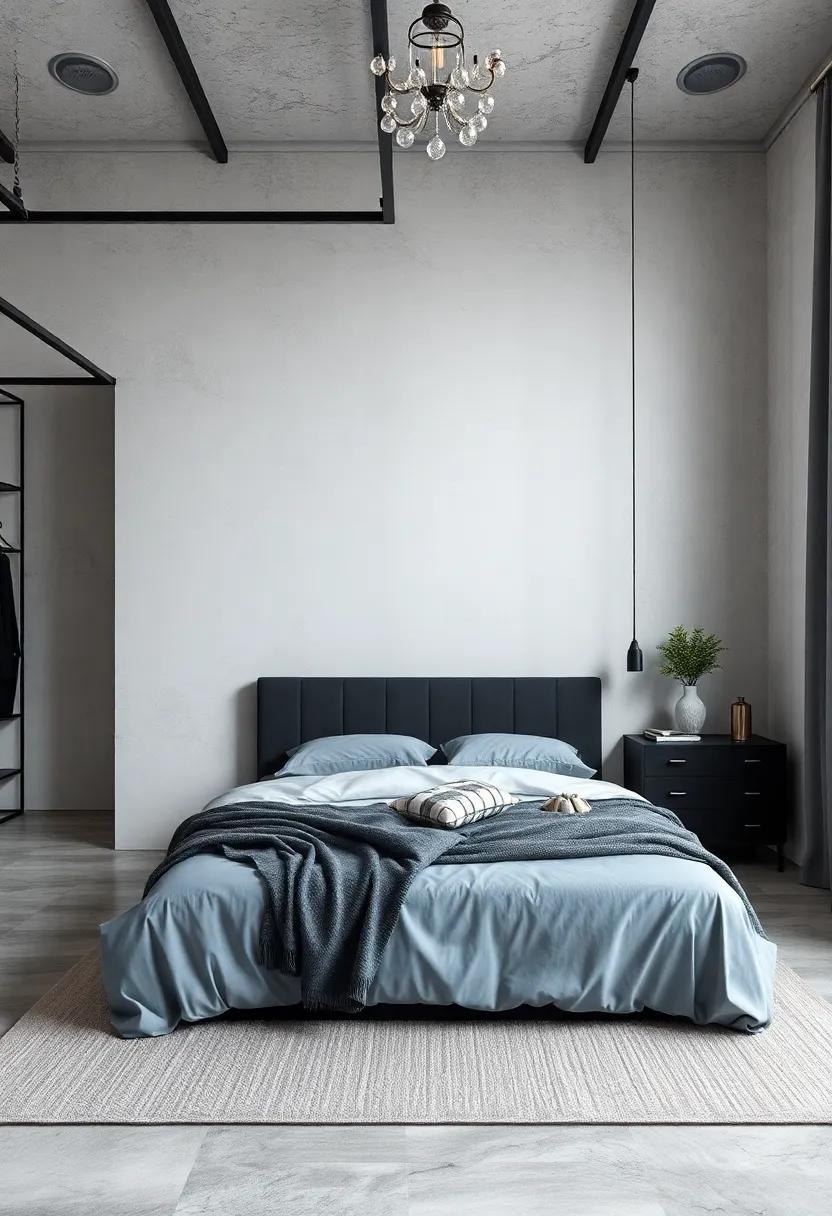 Creative Use of Open Space for a Breathable Bedroom Environment