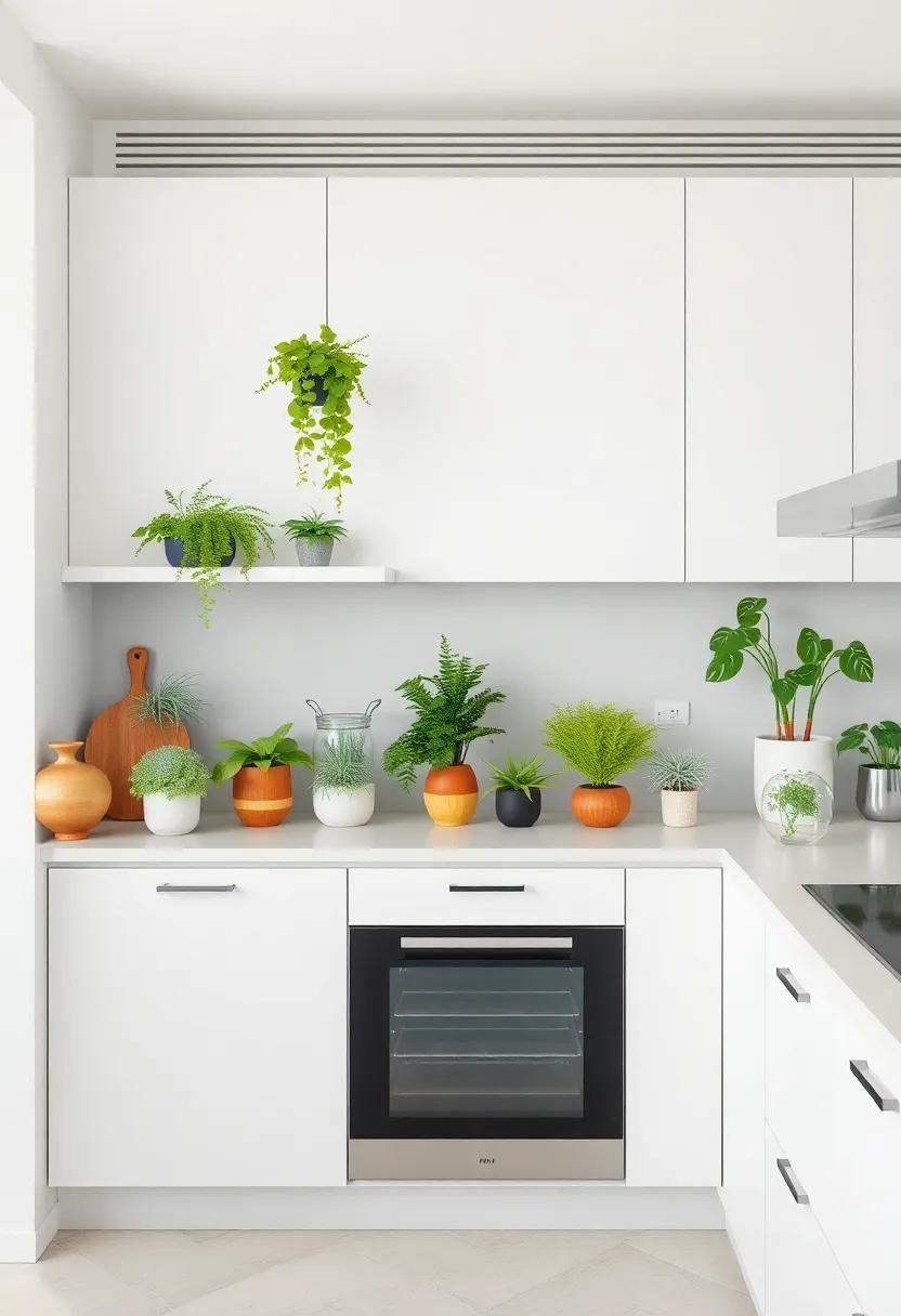 Bring Nature Indoors with ⁢Greenery and Herb Gardens ⁤in your kitchen Space