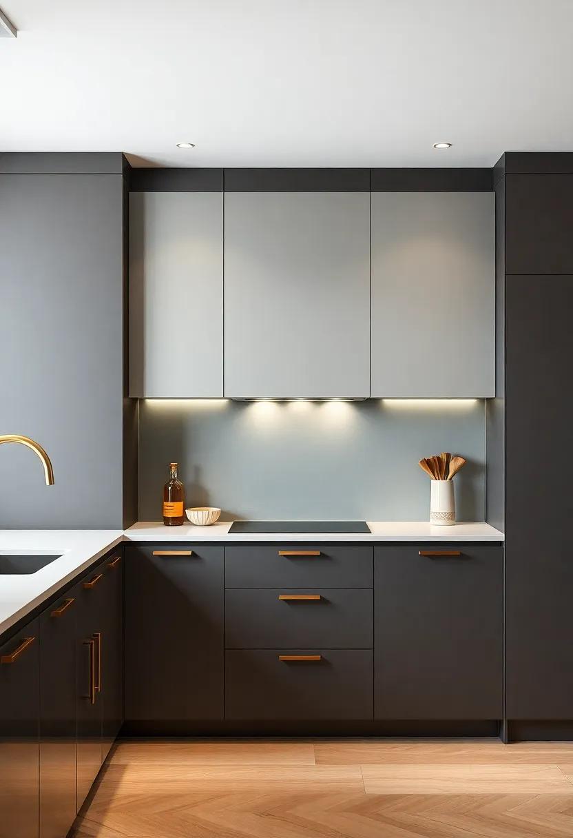 design Sleek Cabinetry with Bold Hardware for a​ Touch of Luxury