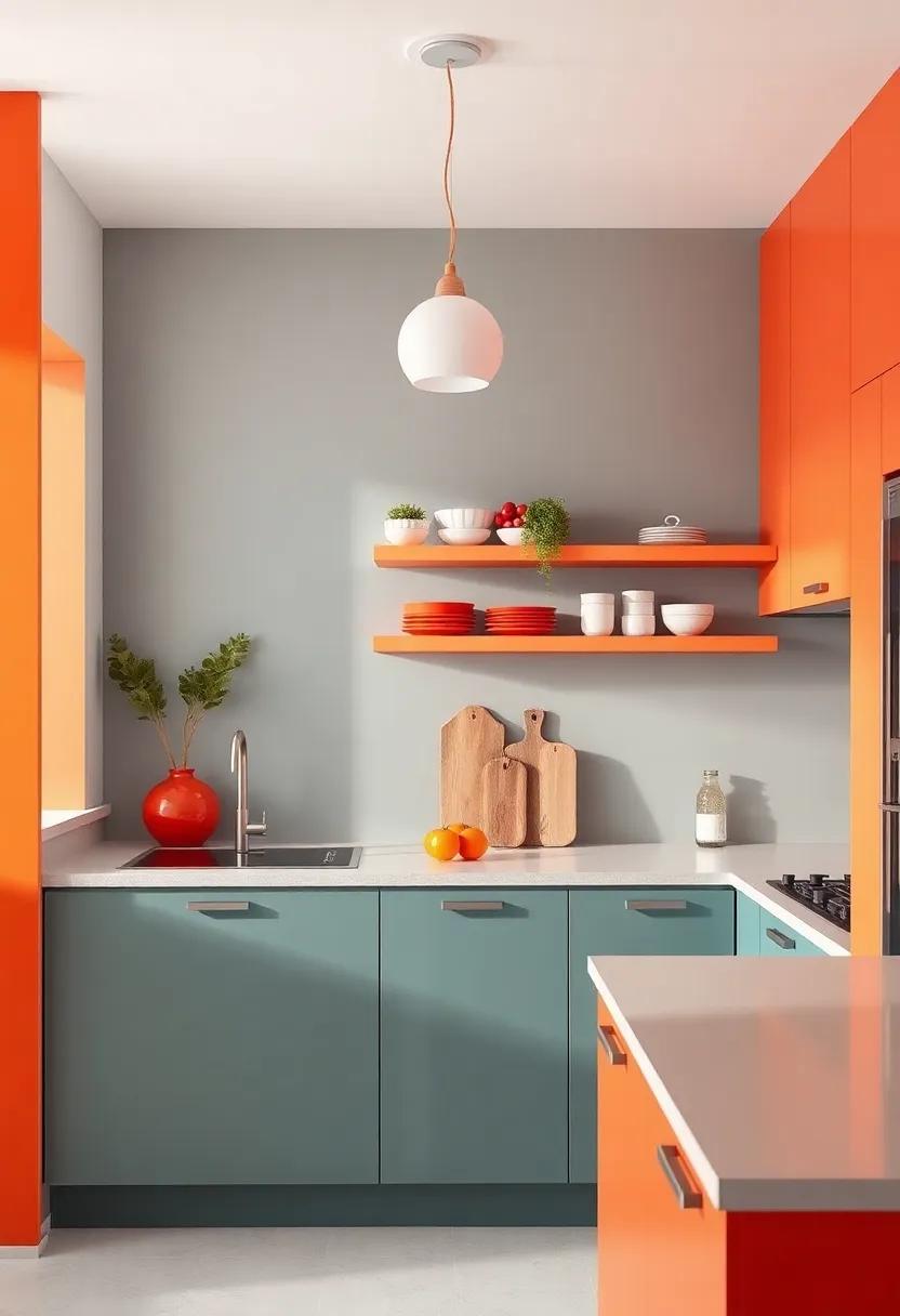 Experiment ‍with bold Color palettes ⁢for an ‍Invigorating Kitchen Atmosphere