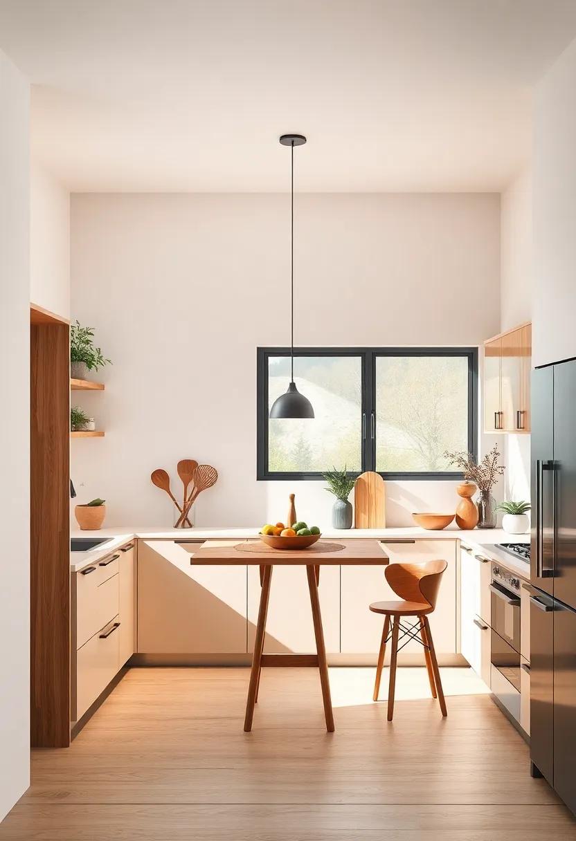 Incorporating Natural Elements for a Warm kitchen Nook Feel