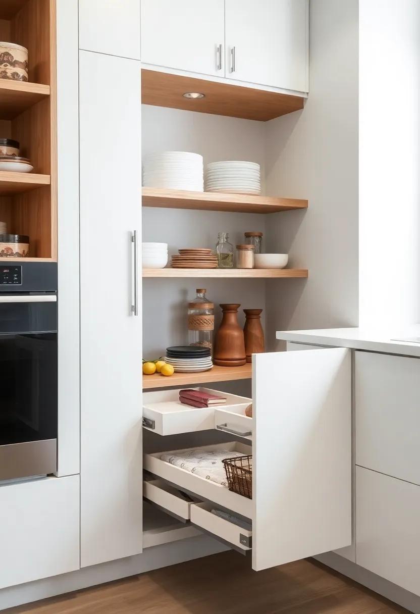 Incorporating Pull-Out Drawers For Enhanced Usability And Access To Pantry Items