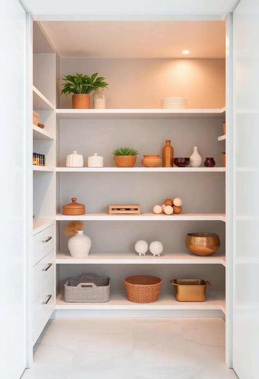 Showcasing Decorative Elements In Your Pantry To Marry Functionality With Personal Touches