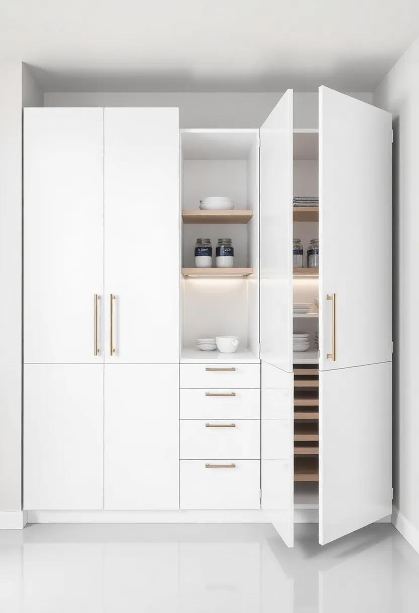 Utilizing Hidden ⁢Compartments In Kitchen Pantries For⁣ A ​Sleek And⁢ Minimalist Design Approach