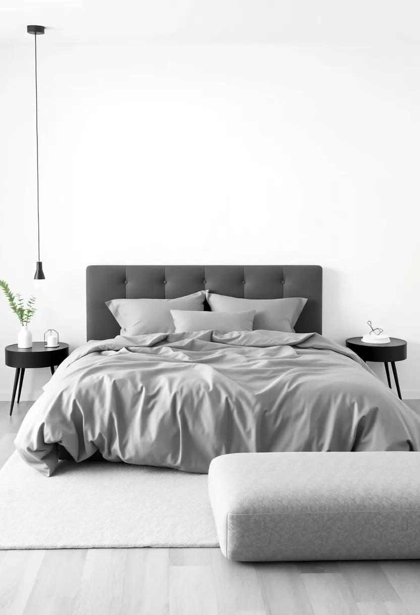 Opt for a monochromatic bedding set to evoke a ‍serene atmosphere, allowing for easy mixing and matching