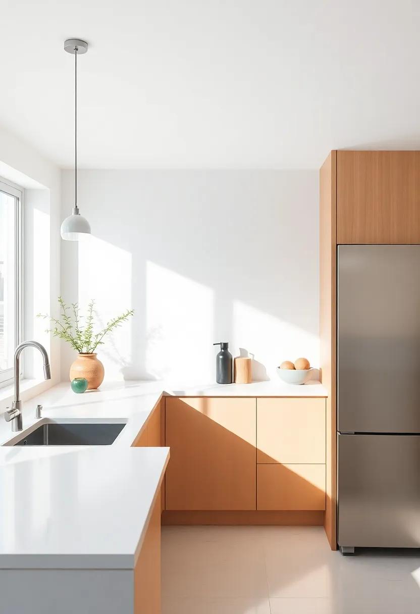utilizing Light Colors and Mirrors ⁢to Create an Illusion​ of Size in the Kitchen