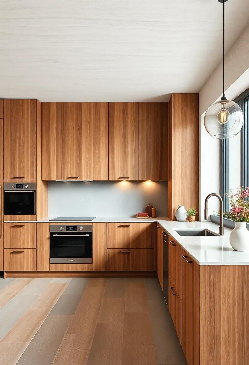 Minimalist Hardware: Opt for sleek, minimalist cabinet handles that accentuate the beauty of your wood cabinetry without overwhelming it