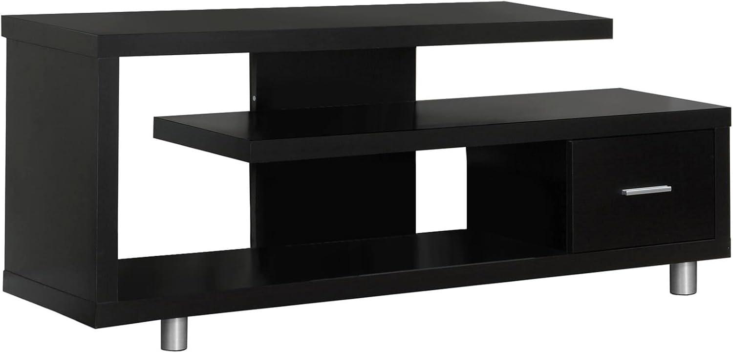 Monarch Specialties TV Stand with 1 Drawer: fits your room Monarch Specialties TV Stand with 1 Drawer: fits your room