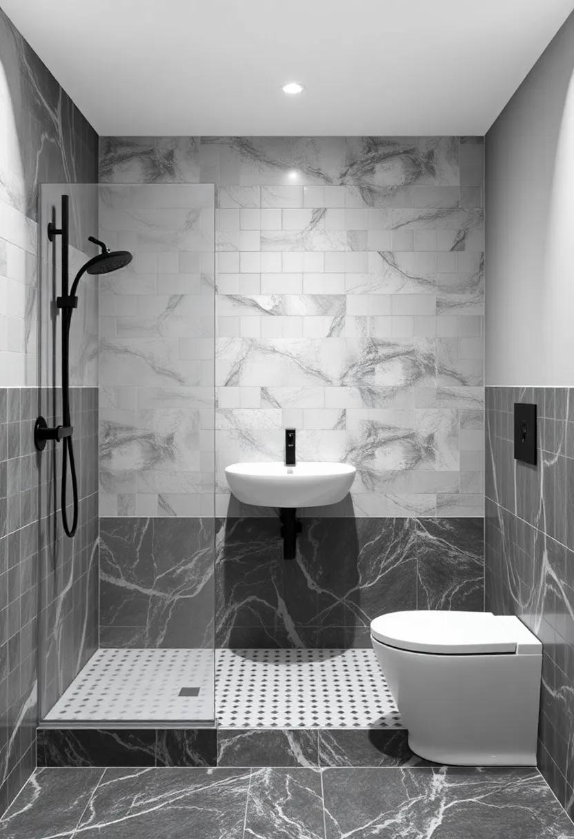 Incorporating Vintage⁣ Elements into Modern Monochrome Showers