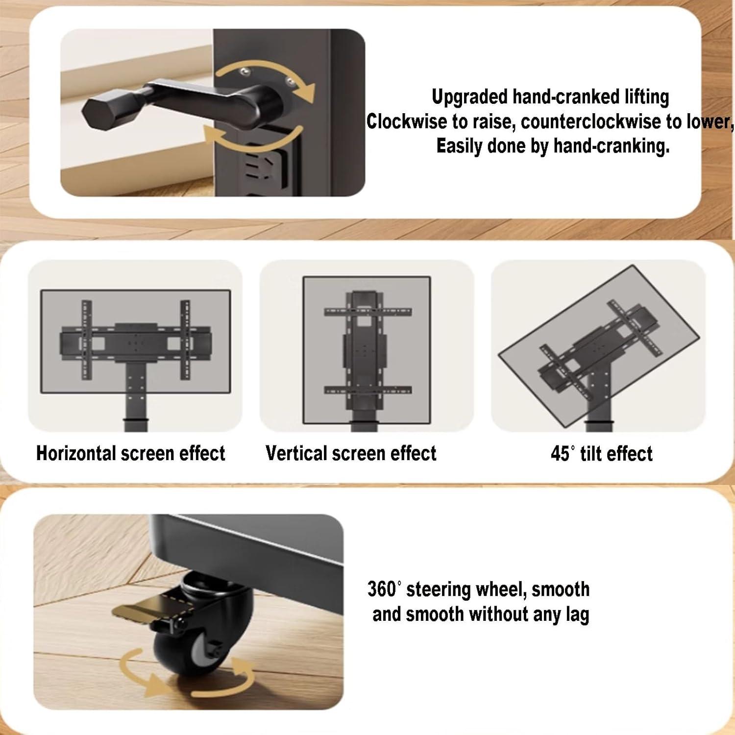 motorized TV Stand 360° - move your 26-60