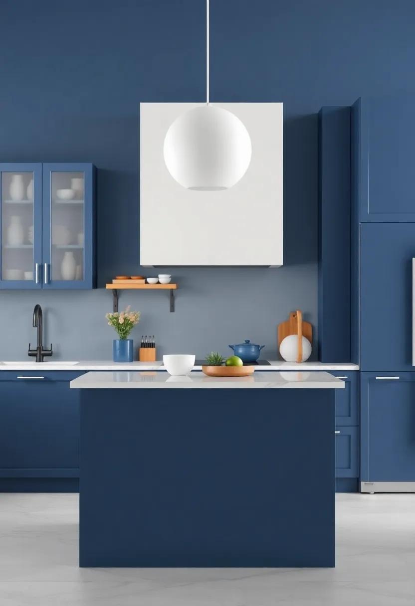 Personalizing Your Navy blue Kitchen with Unique Decor Elements