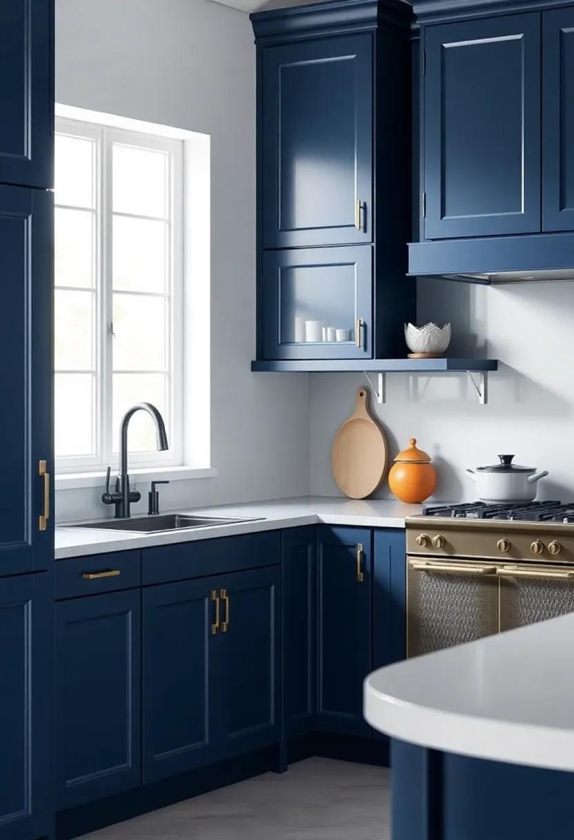 Transforming Your Kitchen Aesthetic With Navy Blue Elegance
