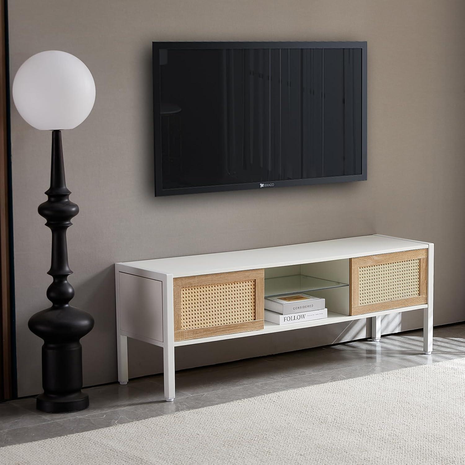 Our Honest Take on the Stylish Mid Century Modern TV Stand with Lighting