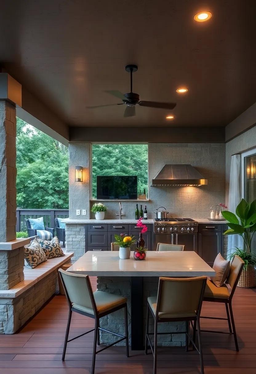 Elevated Bar ​Area: Build an‍ elevated bar counter for casual dining, complete with comfortable stools where friends can gather while you whip up ⁣delicious meals