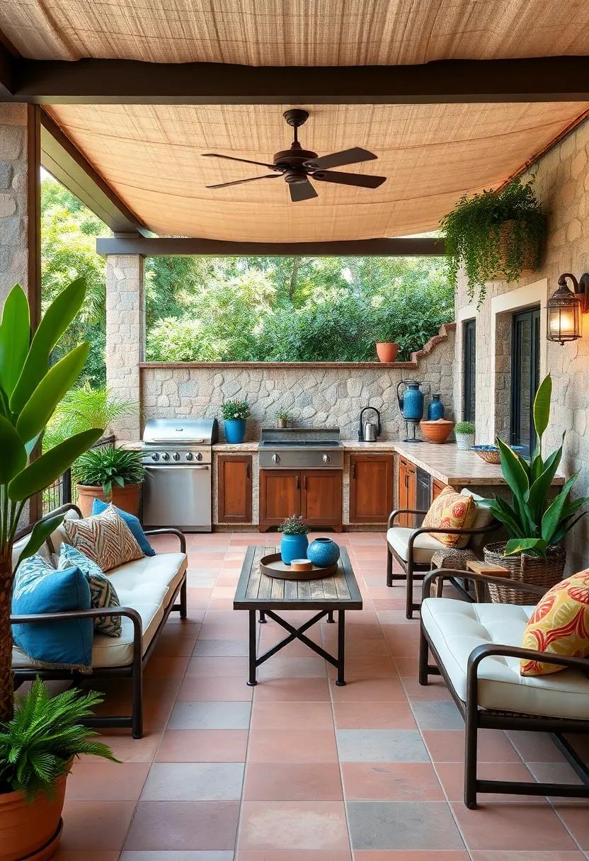 Mediterranean Flair: Introduce ‍terracotta tiles and vibrant blue accents ‌to evoke the charm of the Mediterranean, ⁣ideal‌ for hosting alfresco dinners under the stars