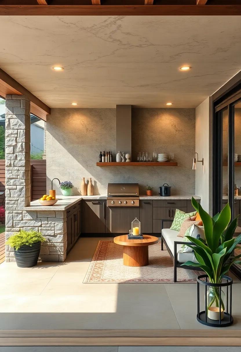 Sustainable & Eco-Friendly Designs: Embrace green living by choosing⁤ sustainable materials and energy-efficient appliances for your ‍outdoor kitchen, minimizing your environmental footprint
