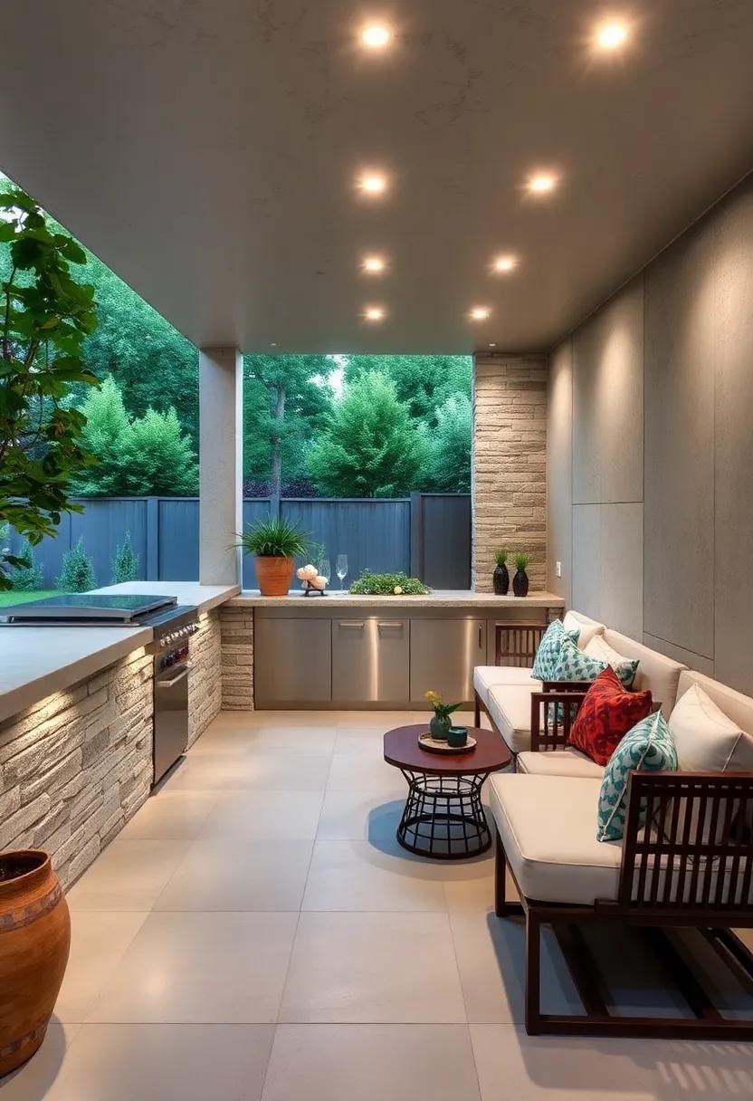 built-In Seating for Comfort:​ design built-in​ bench seating to maximize your ‍space, providing ⁣comfortable areas ⁣for guests to relax while food is being ⁢prepared