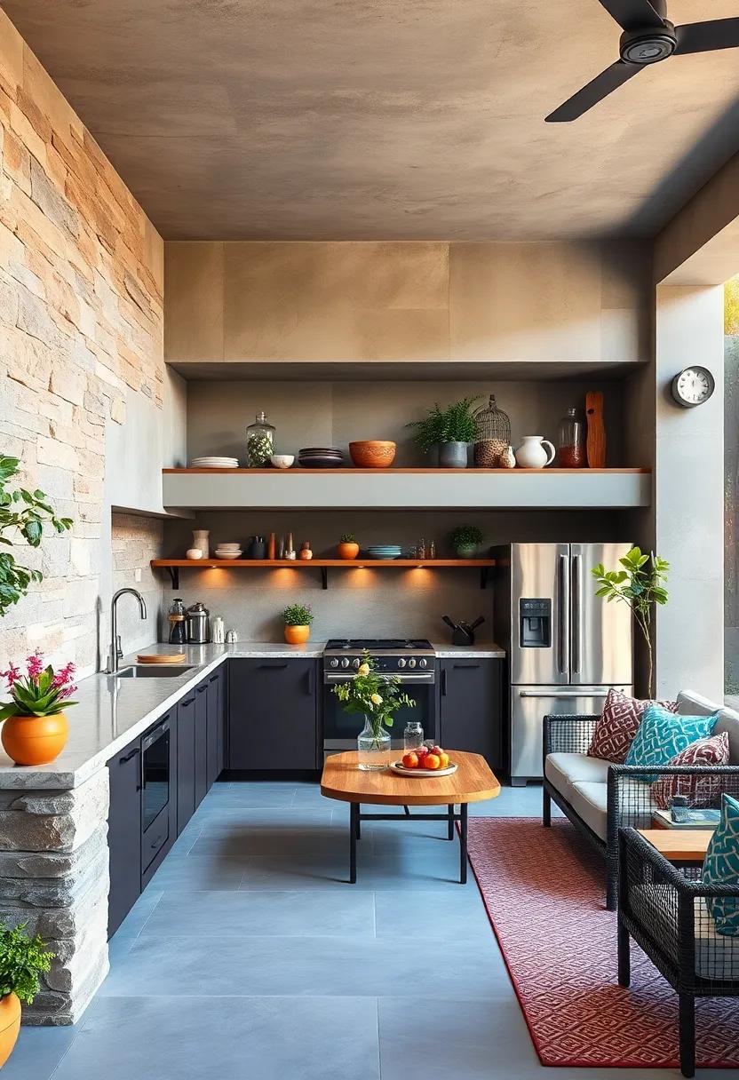 Open Shelving for‌ an Airy Feel: Opt⁤ for open ⁤shelving over⁣ the ​countertop⁢ for easy access to spices and​ cookware,⁢ while⁣ enhancing the spaciousness of your kitchen