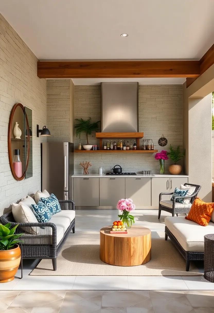 Create a Bar area:‌ Design a small bar for casual ‌cocktails and snack prep, ⁢making ‌it an ideal spot for entertaining guests