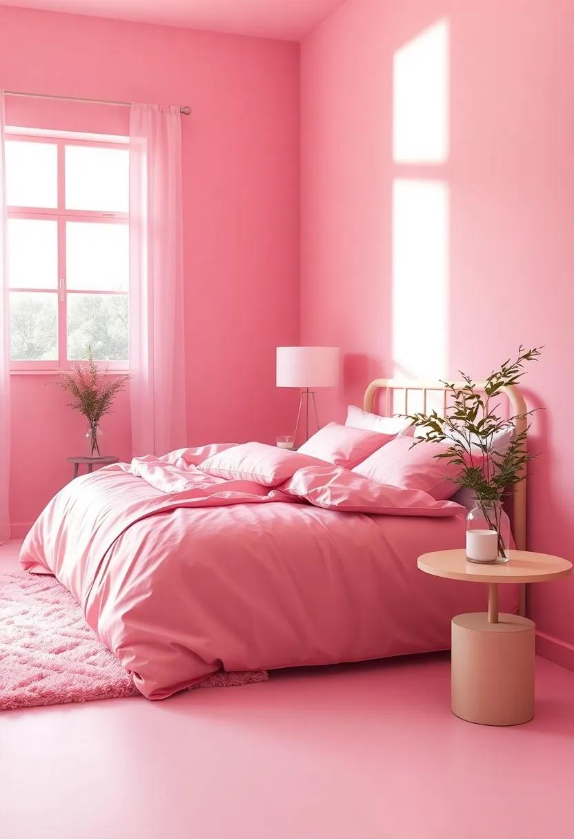Creating a Layered Look with Varying Pink Textures