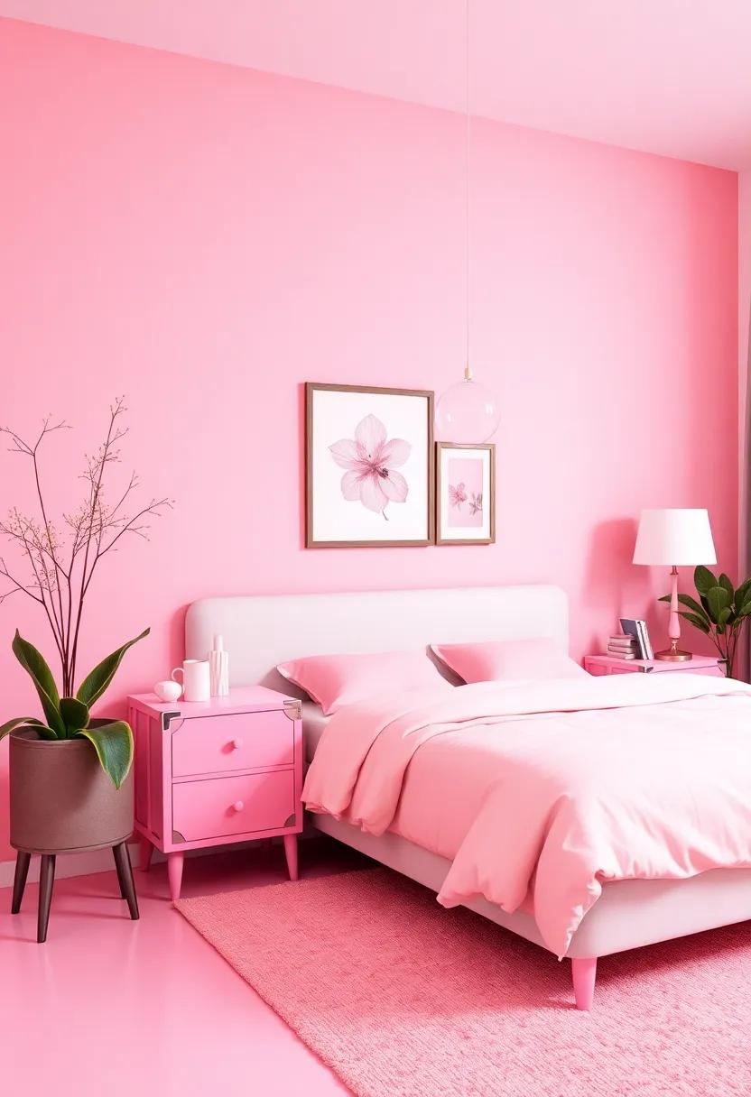 Eclectic Pink Furnishings to Reflect Personal Style