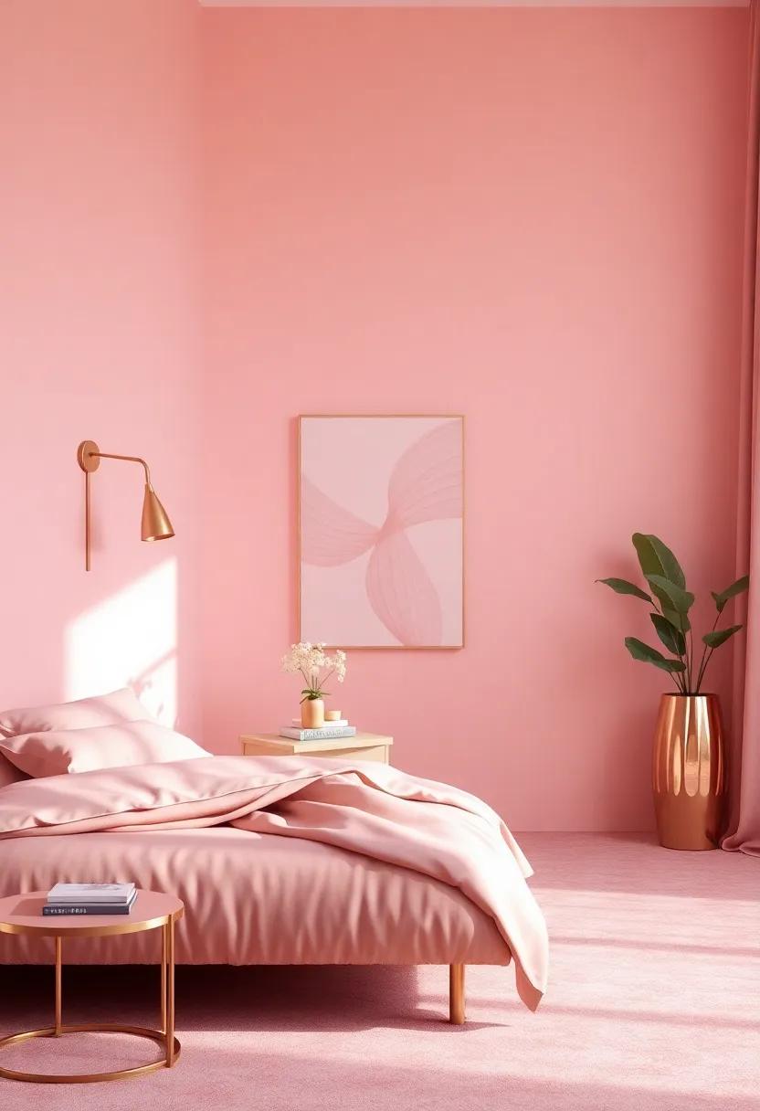 Elegant Rose Gold Decor Ideas to Enhance Pink Interiors